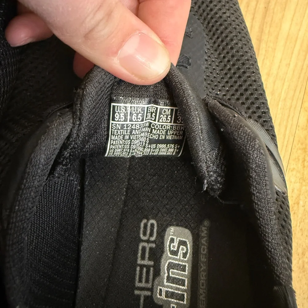 Skechers Black GOwalk Mesh Slip-On Sneakers - Picture 7 of 11